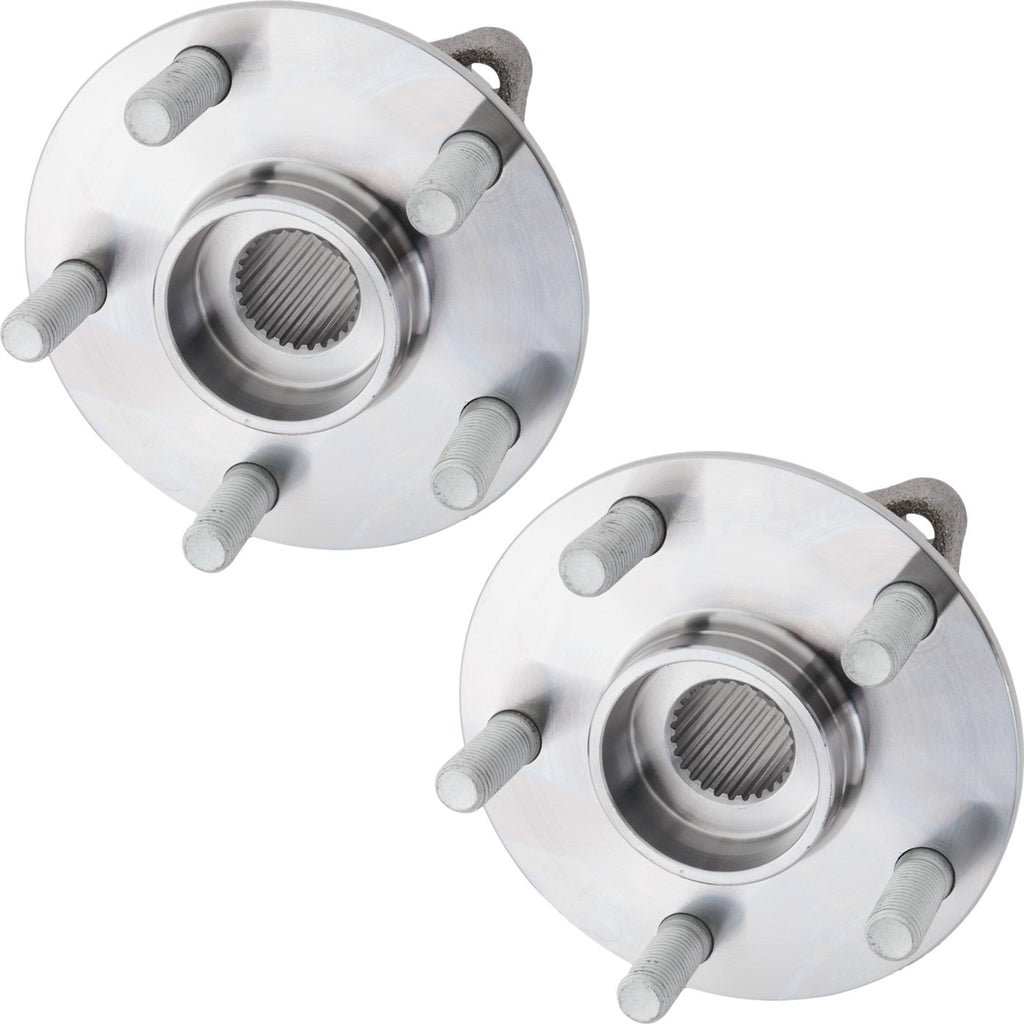 Set of 2 Wheel Hubs for Toyota Prius