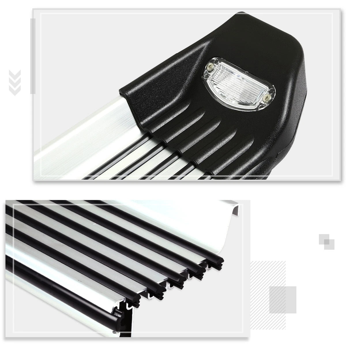 Set of 2 Aluminum Lighted Step Nerf Bars for Tundra Double Cab (2007–2016)