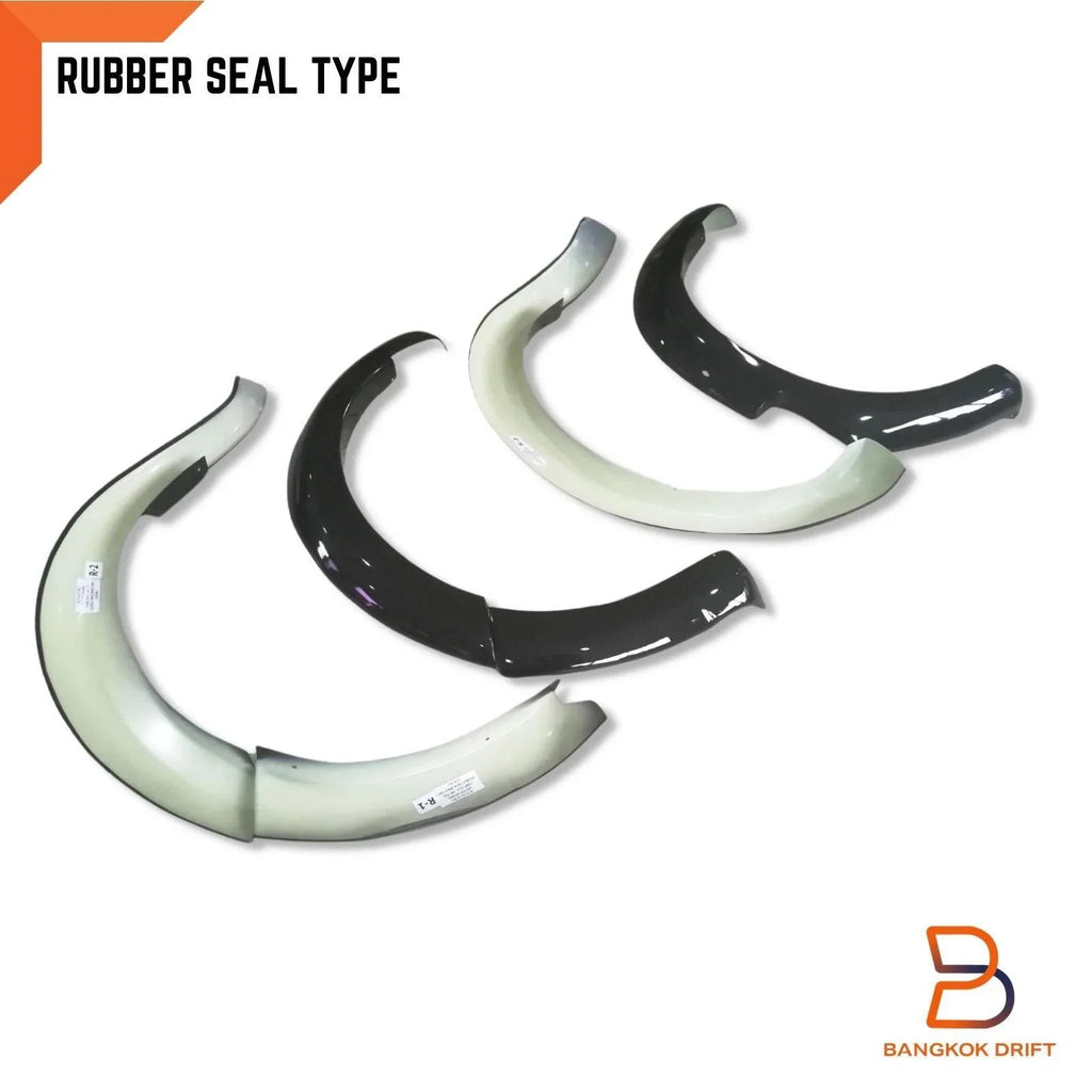 Glossy Black Fender Flares for Nissan Navara NP300 D23 Narrowbody (15-19)