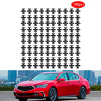 100Pcs Nylon Rivets for Honda Acura
