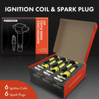 Set of 6 Ignition Coils & 6 Spark Plugs for Ford F150
