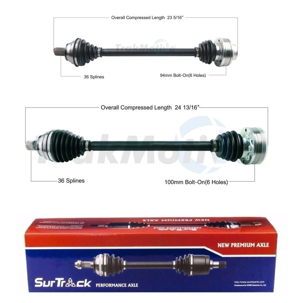CV Axle Shaft Kit for - Rear Driver & Passenger Side