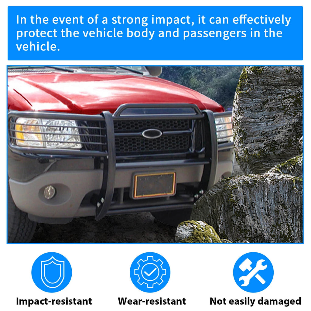 Black Brush Grille Guard for Ford Explorer (2002–2005)