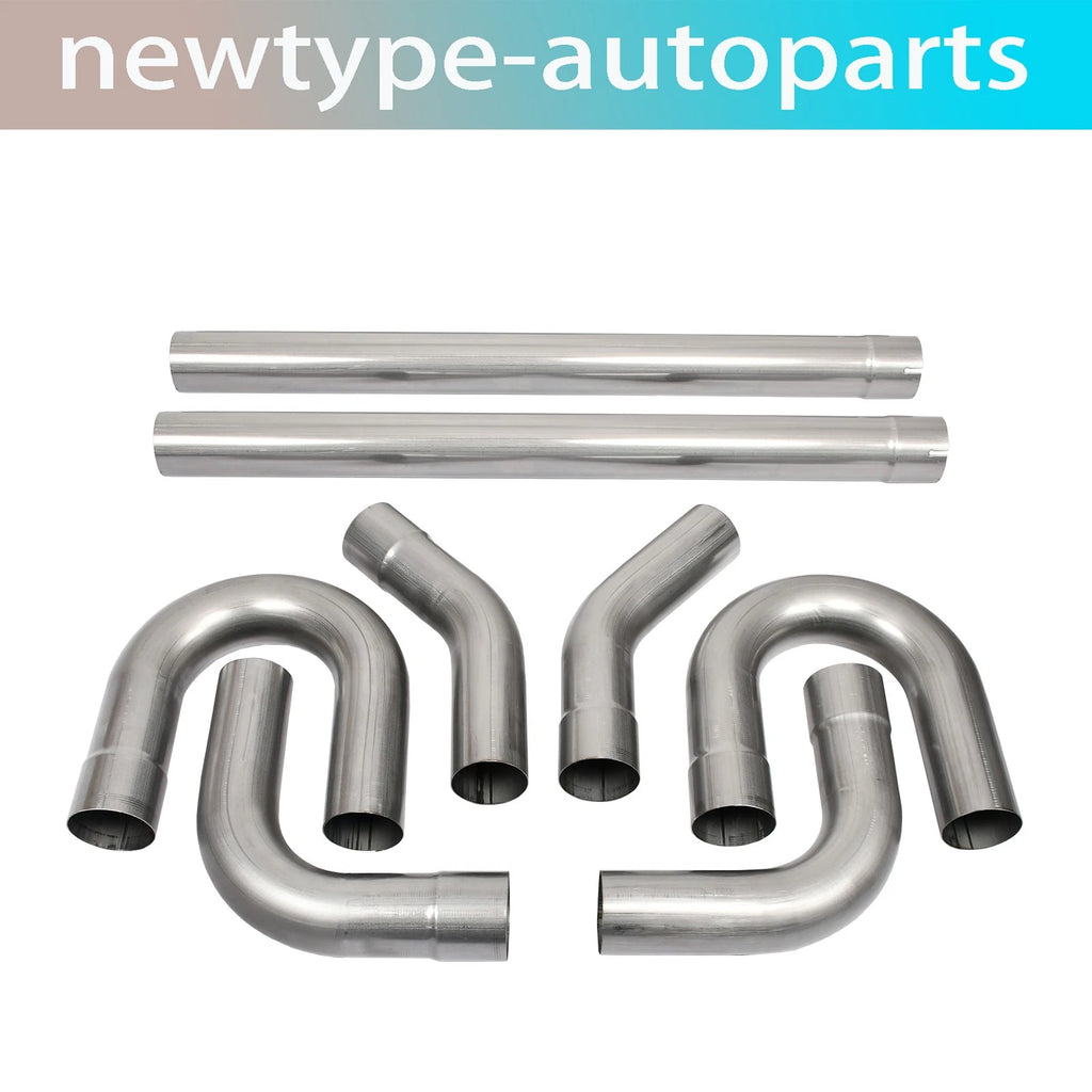 Exhaust Pipe Kit 8PCS for Industrial Pipes (Straight & 45°)