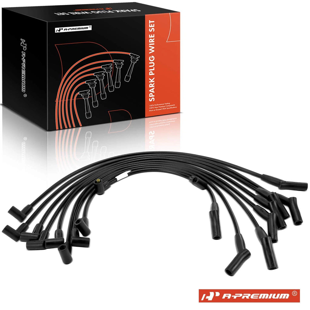 9x Spark Plug Wire Set for Ford F-250 F-350 (1983–1990) V8 7.5L
