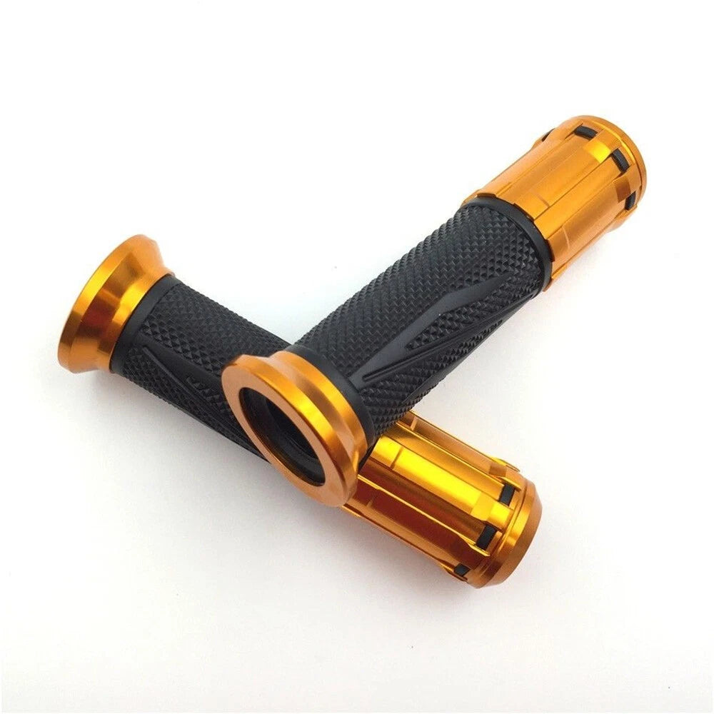 7/8" Light Orange Rubber Handbar Grips for Suzuki B-King GSF1250 Gladius (2007–2017)