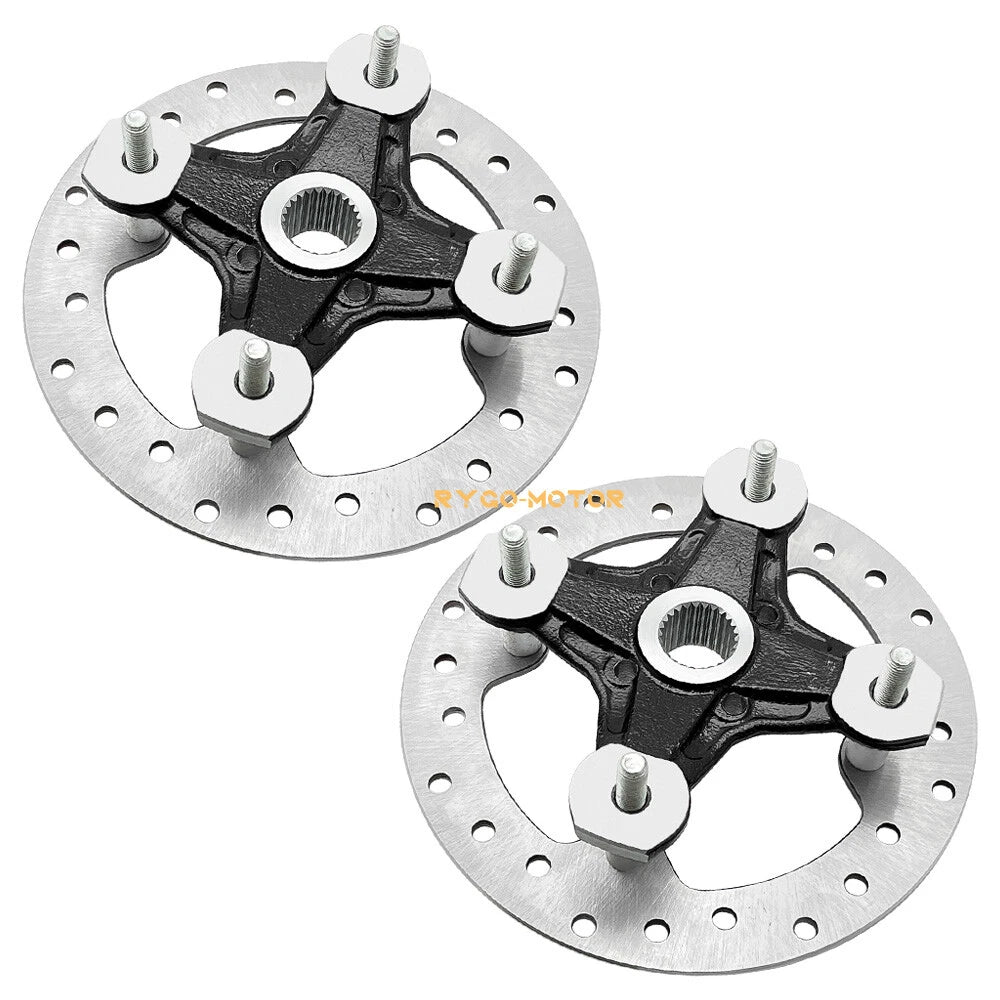 2X Front/Rear Wheel Hub & Brake Rotor for Can-Am (705501716, 705501900, 250300642)