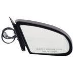 Power Mirror for Ford Thunderbird (1989–1997) Right Textured Black Manual Folding