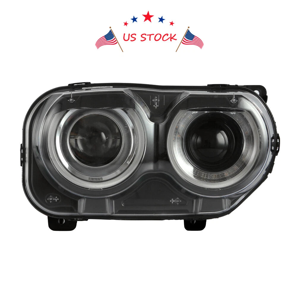 Set of 2 Headlights for Dodge Challenger (2015–2019)