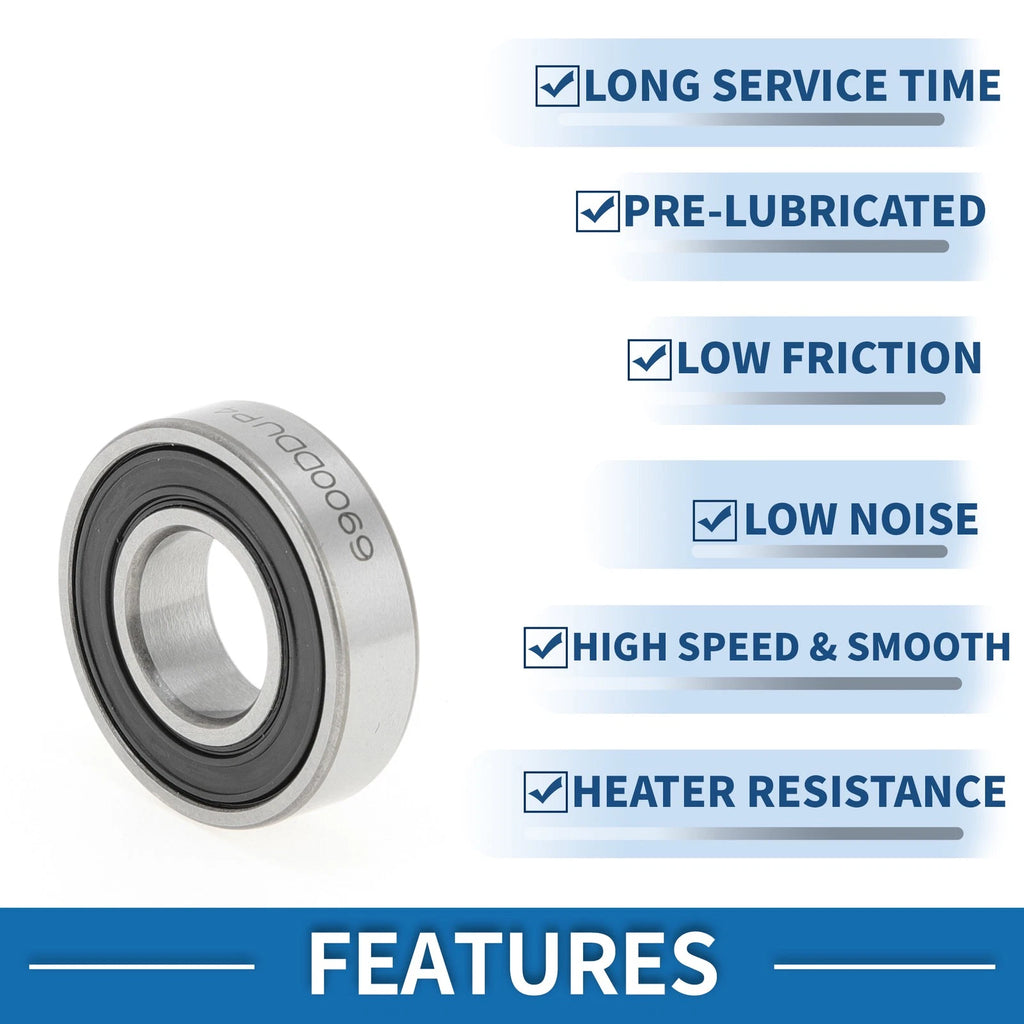 6900DD Deep Groove Ball Bearing P4 for Scooter Skateboard (10x22x6mm)