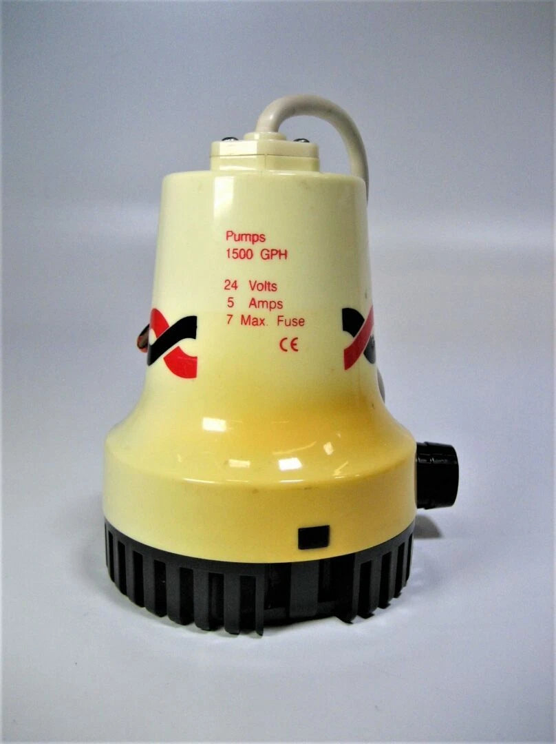Submersible Pump 1500 GPH 24V 5A for Marine Pet BL Model (05807)