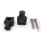 Handlebar Riser Clamp for Motorcycle (Universal, 7/8" 22mm, Black)