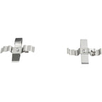 Set of 4 NAO Brake Pads for BMW 328i Convertible (2013)