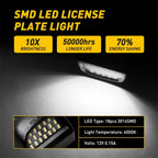 LED License Plate Lights for Chevy Silverado 1500 2500 3500 Avalanche (1999–2013)
