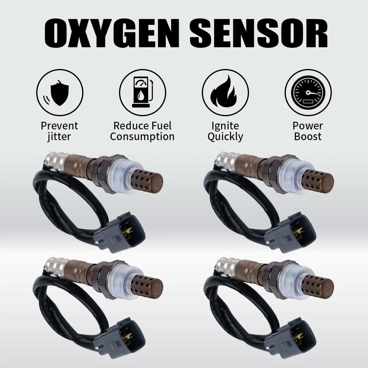 4X O2 Oxygen Sensor 234-4169 for Toyota 4Runner, Lexus GX470 (2003–2009)