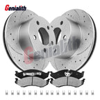 280mm Front Brake Rotors & Pads for Jeep Cherokee/Wrangler/Comanche (1990–1998)