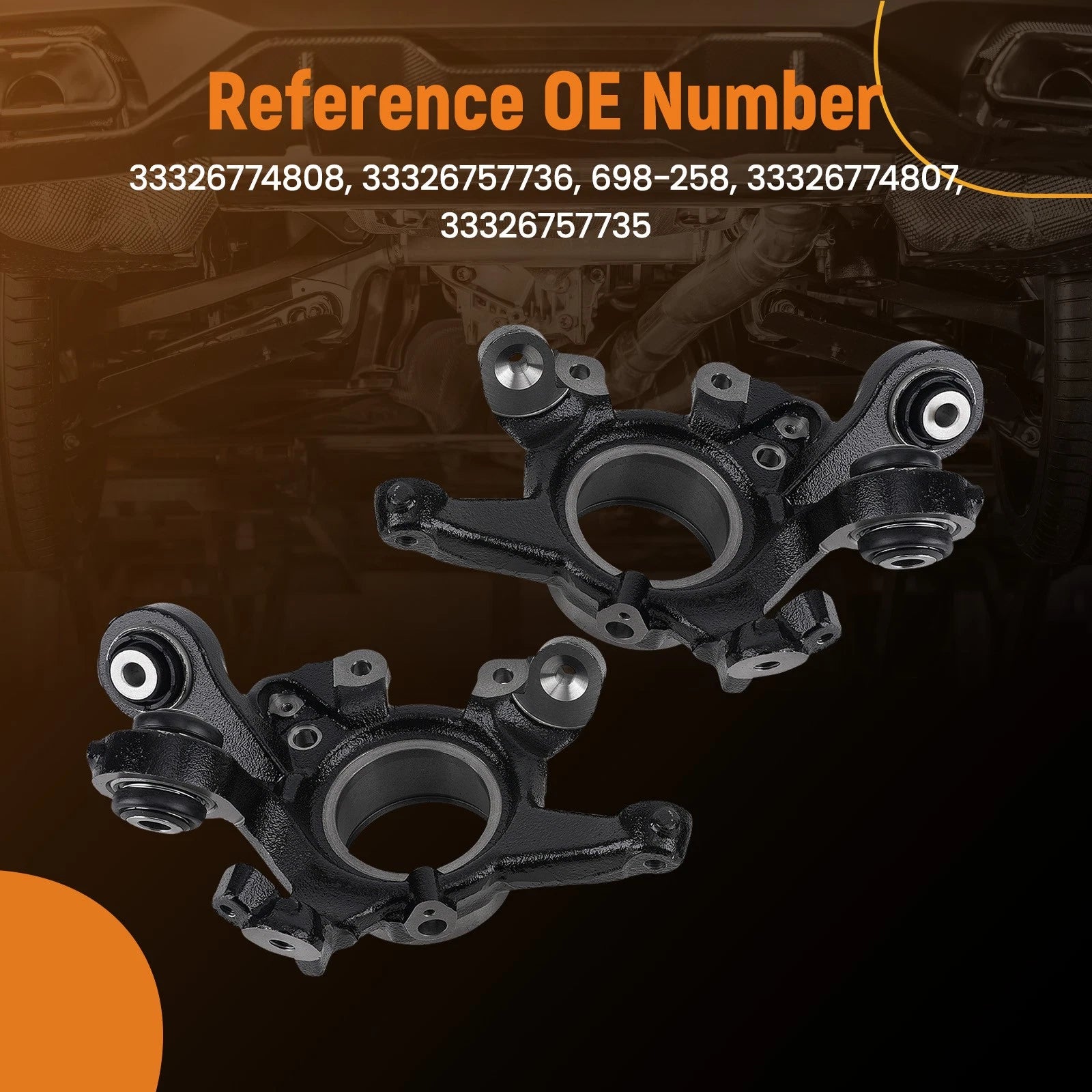 Rear Wheel Steering Knuckle for BMW 325xi 330xi 328xi 335xi (2001–2008) Left/Right