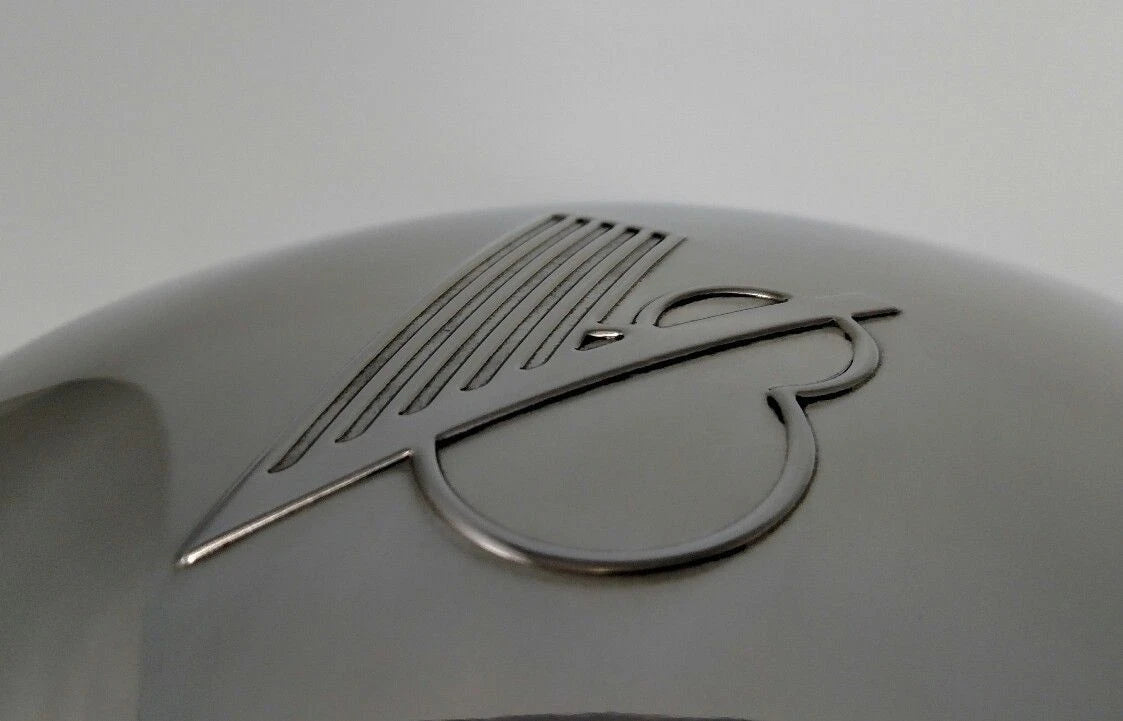 Stainless Hubcaps Set V8 Script Replacement for 1940–1941 Ford Car Truck