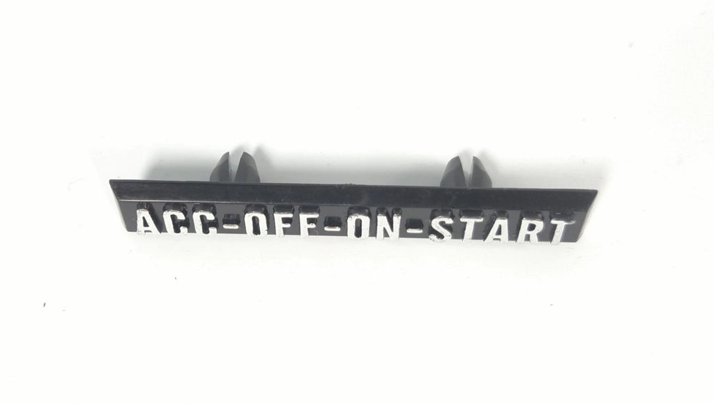 Ignition Plate Emblem for Chevrolet C10 C20 K20 (1969–1972)