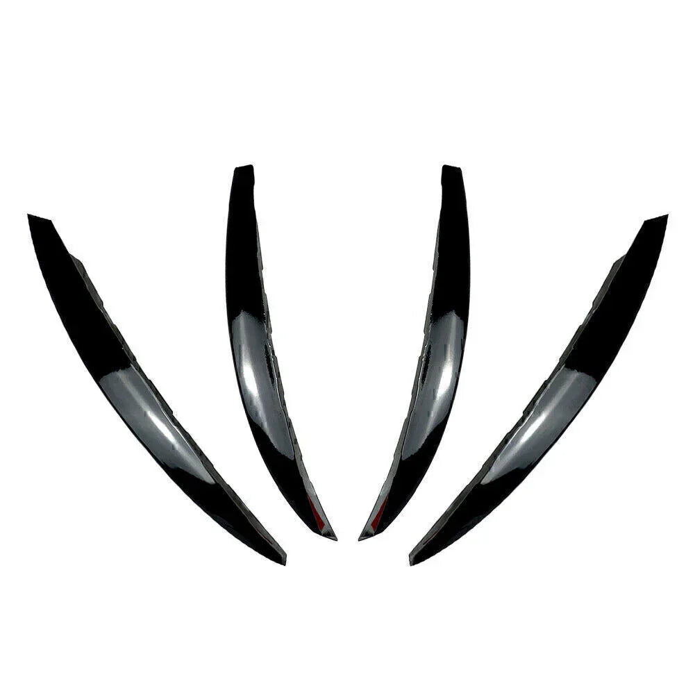 4 Pcs Front Bumper Splitter Spoiler Canards for Mercedes Benz C-Class (2022-2023)