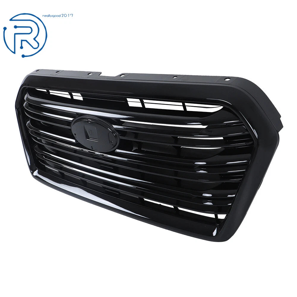 Front Bumper Upper Grille for Subaru Ascent (2019-2022) Glossy Black