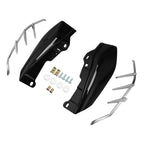 Black Mid-Frame Air Deflectors for Harley Touring Street Glide (2009–2024)