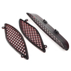 Red ABS Center Hood Bezel Grille for Dodge Charger SRT Hellcat (2015-2020)