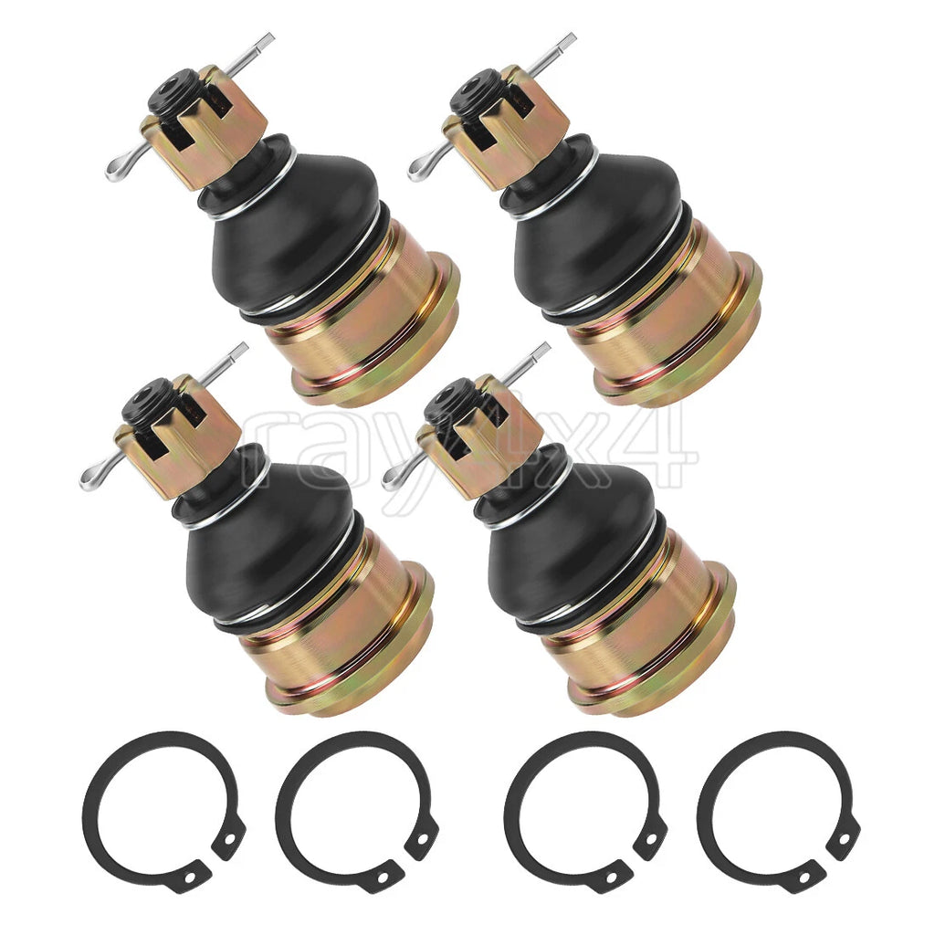 Set of 4 Upper & Lower Front Ball Joints for Yamaha Grizzly YFM 550 YFM 700 (2013–2024)