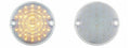 LED Parking Light Turn Signal Pair CLEAR Lens for Chevrolet Truck (1955–1957)
