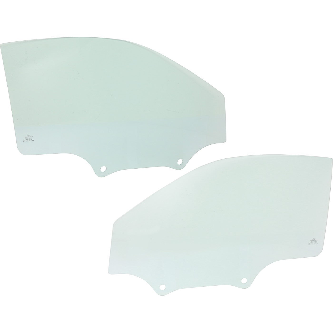 Set of 2 Door Glasses for Smart Fortwo