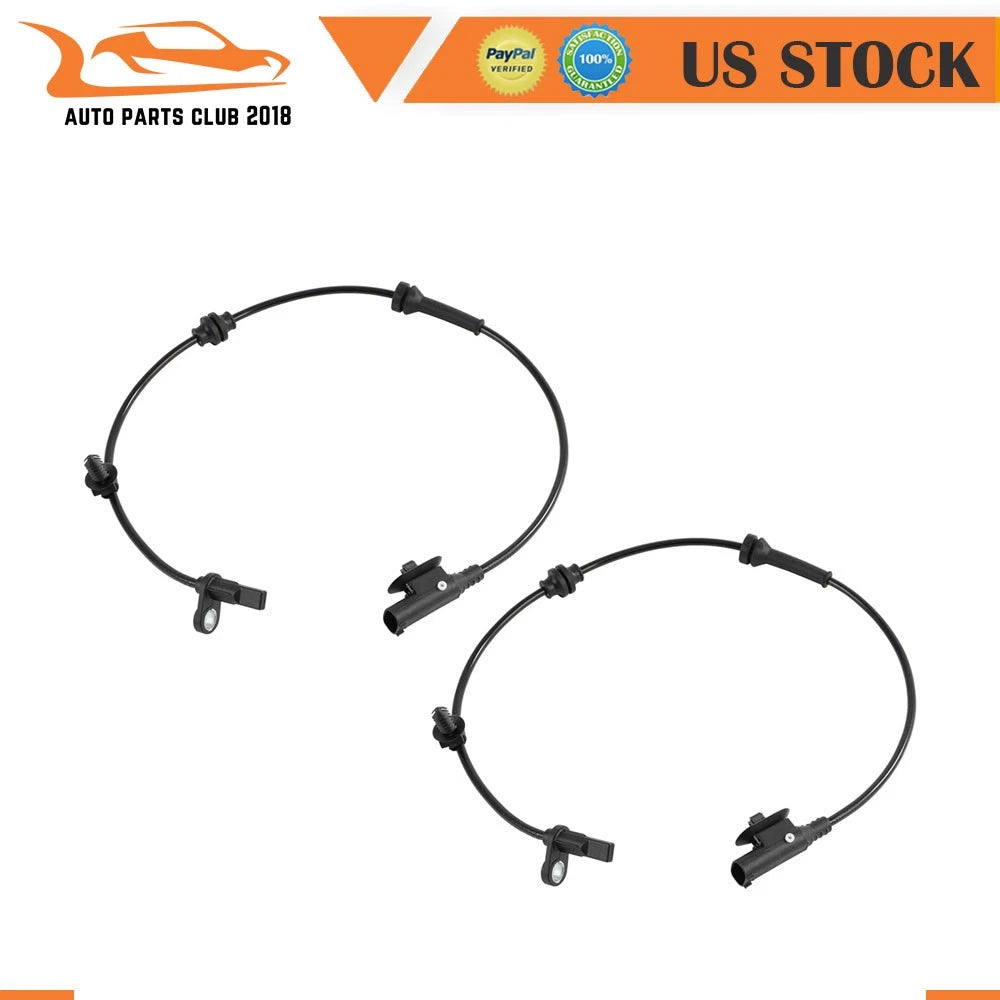 2X Rear ABS Wheel Speed Sensor ALS3033 for Dodge Dart (2014–2016)