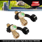 2X Propane Tank Adapter with Gauge for LP Tank Valve to QCC1/Type1