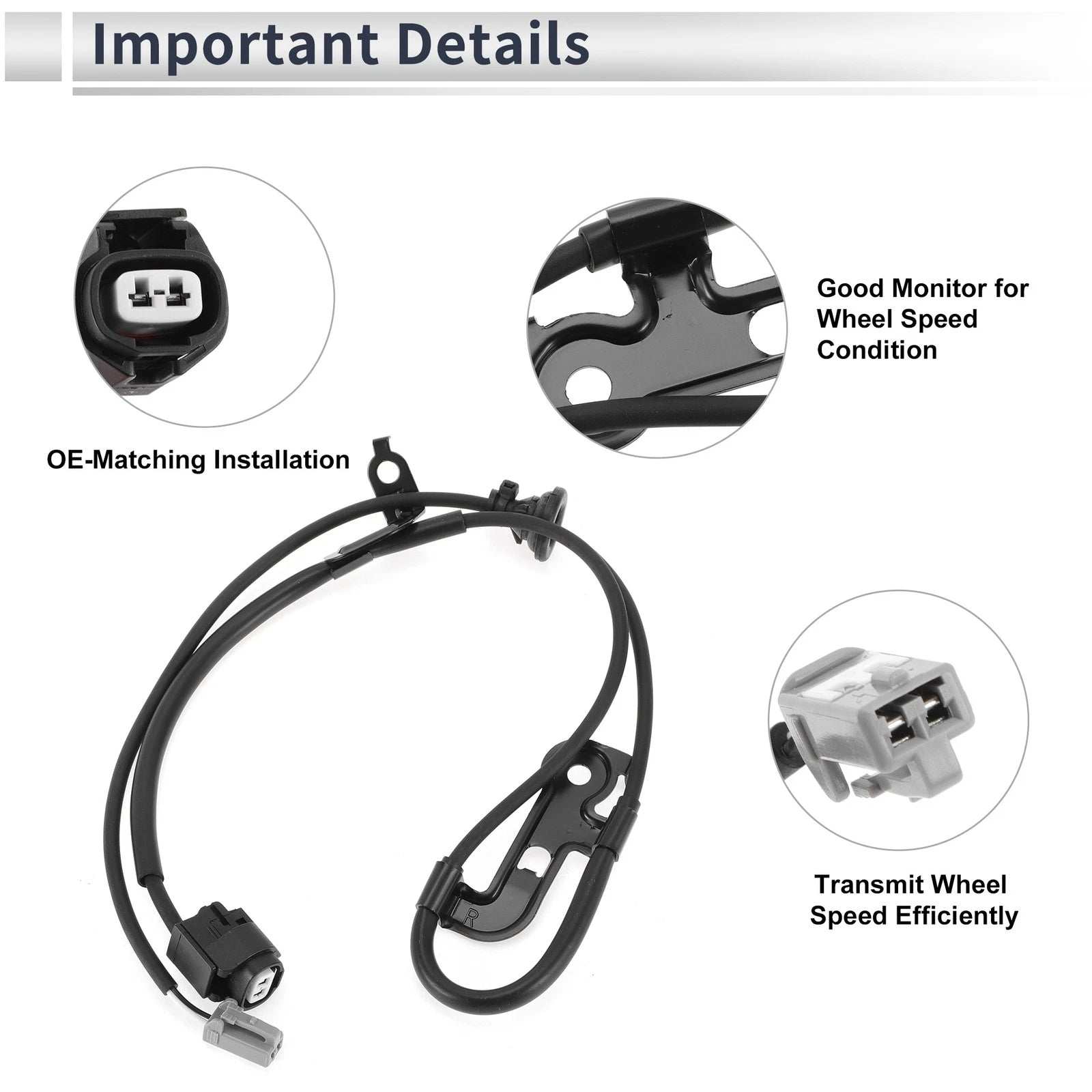 ABS Wheel Speed Sensor No. 89516-33050 for Toyota Camry (2010–2011)