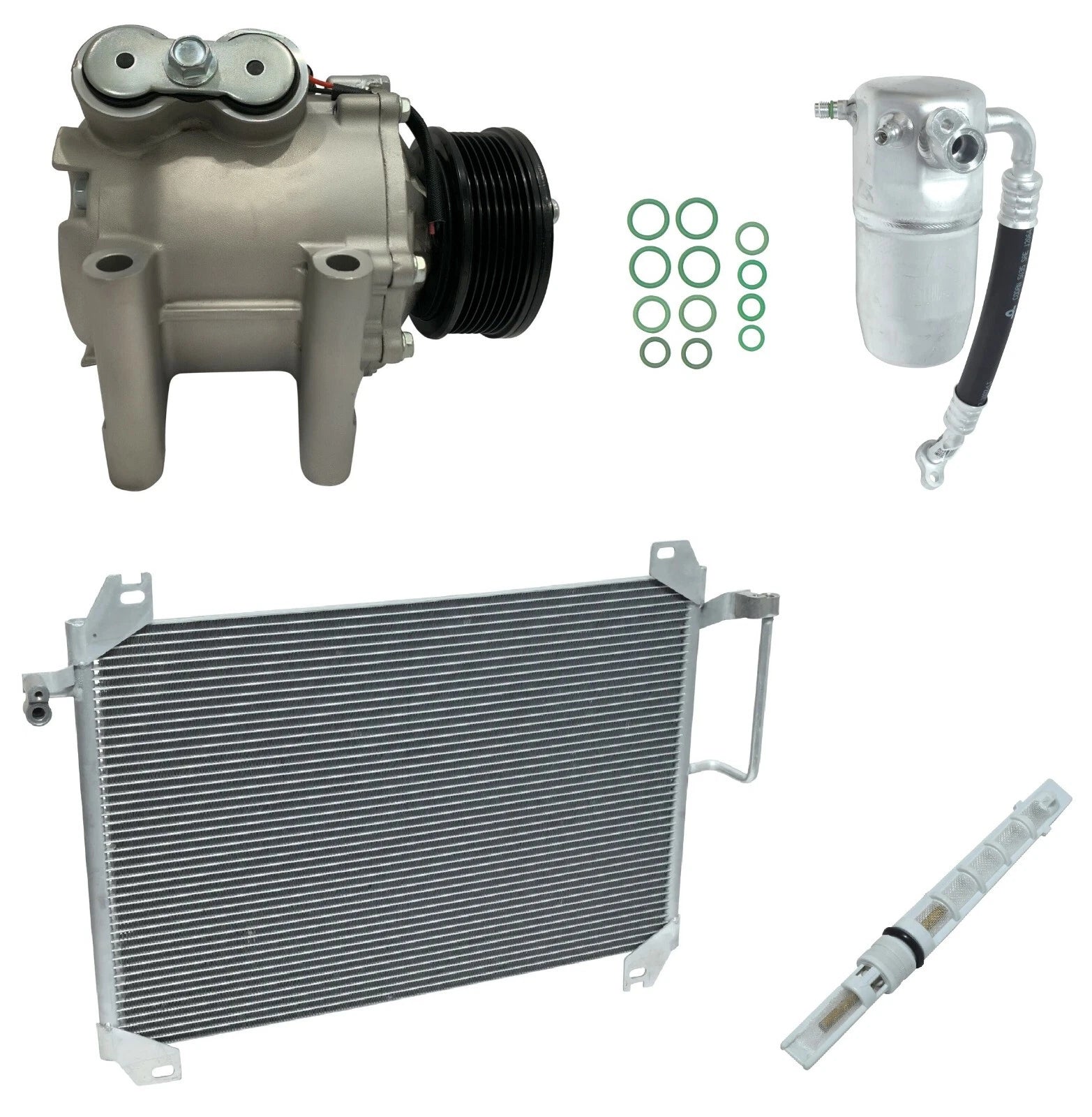 A/C Compressor Kit With Condenser For Saab 9-7x 4.2L (2009–2009)