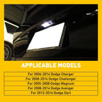 Set of 2 LED License Plate Lights for Dodge Charger Challenger / Chrysler 300 (2006–2014)
