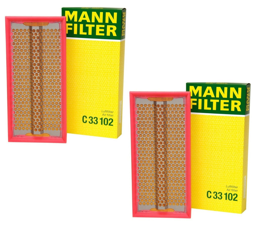Set of 2 Engine Air Filters for Mercedes W140 W124 R129 (1992–1999)