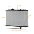 2-Row Aluminum Radiator for Peterbilt 325 330 337/Kenworth T170 T270 T400 (2011–2013)