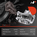 Front Disc Brake Caliper Pair with Bracket for Dodge Caliber (2007-2012)