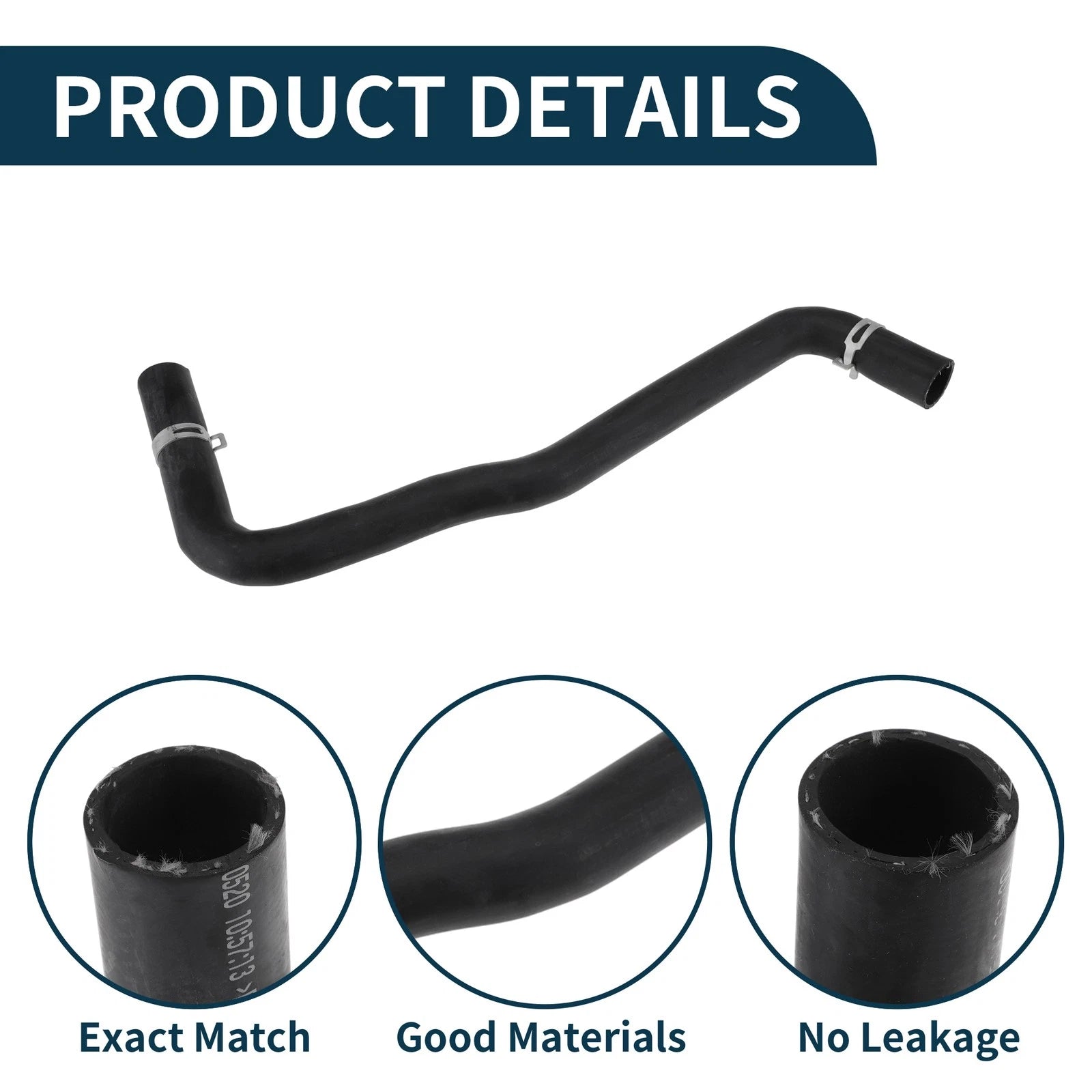 Radiator Hose for Hyundai Azera (2006–2011) No. 254143L100