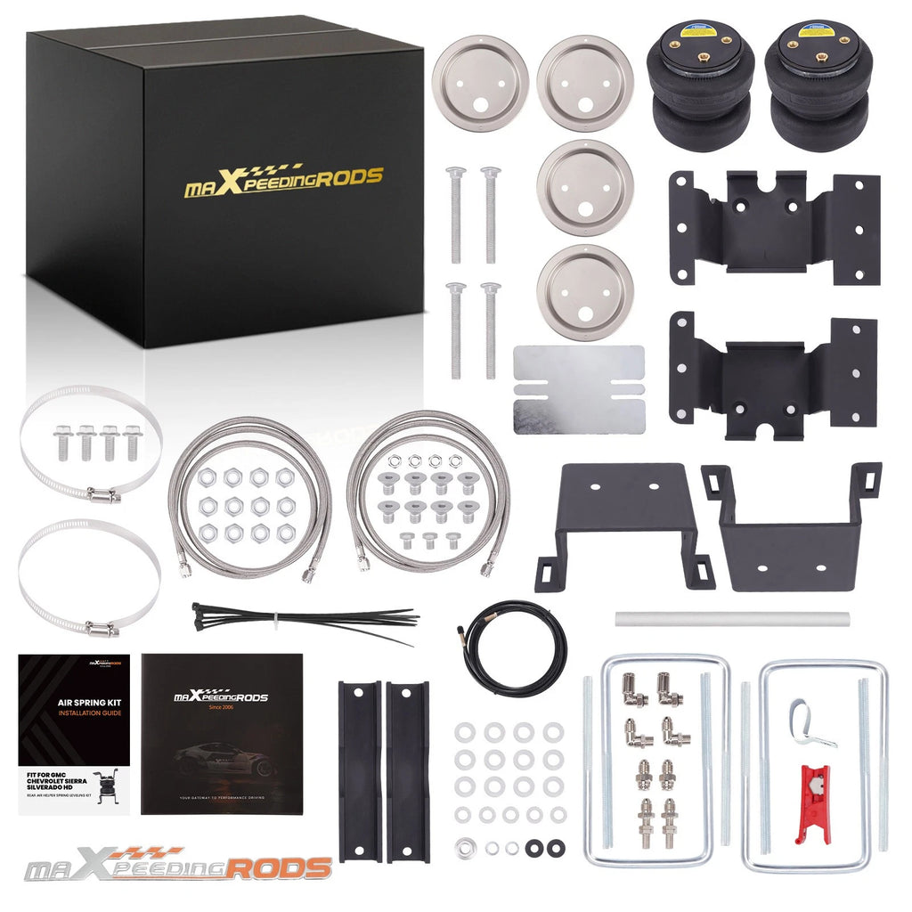 Air Spring Kit 5000lbs for Chevy Silverado GMC Sierra 2500 3500 HD (2011–2019)