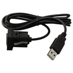 Dual USB Flush Mount Car Dash AUX & USB Port Panel for Easy Installation