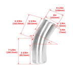 4" Intercooler Intake Turbo Pipe for Universal Applications