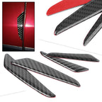 4X Carbon Fiber Style Anti-Collision Door Protector Strip for Mercedes Benz