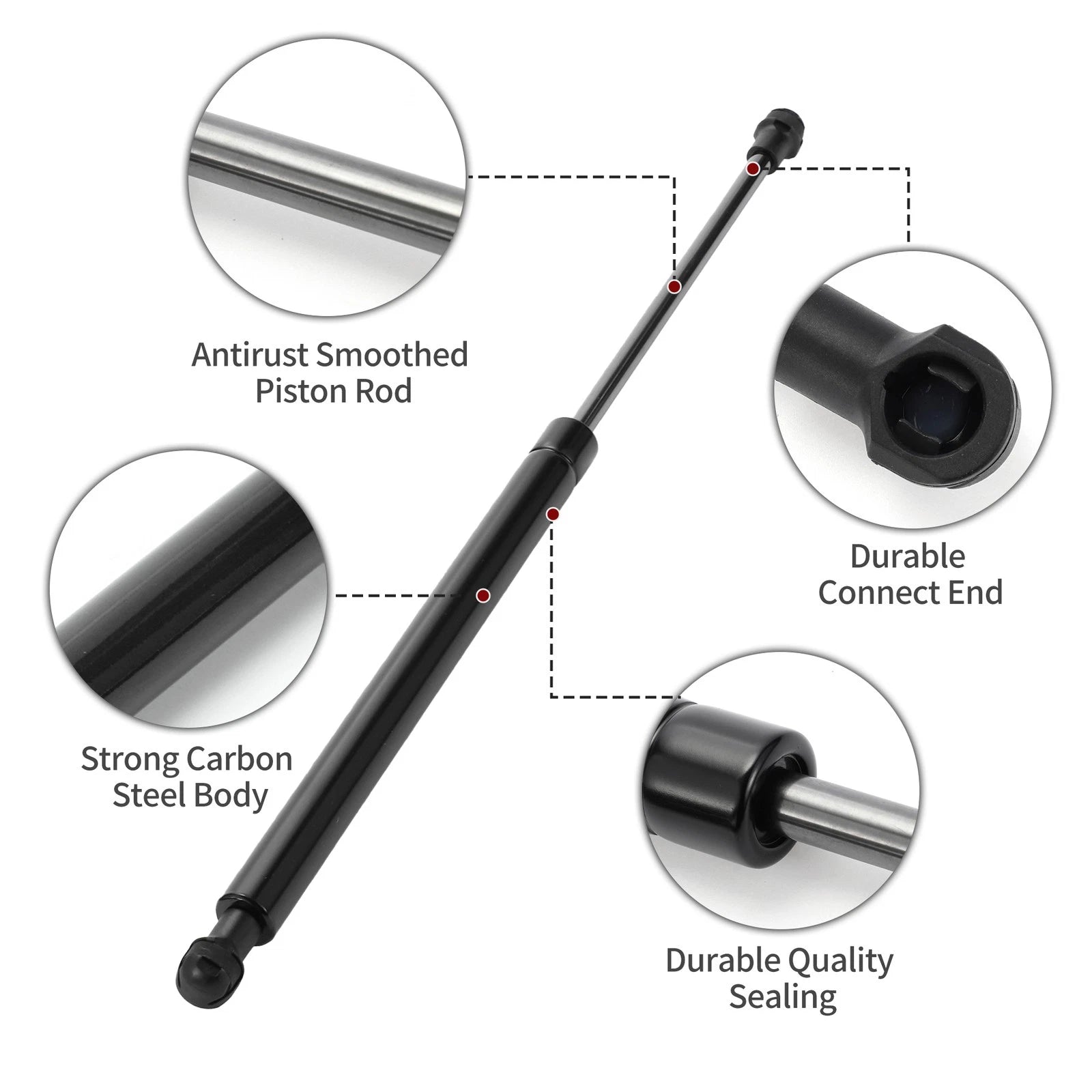 2X Rear Hatch Lift Supports for Toyota Yaris (2012–2017) - Gas Spring