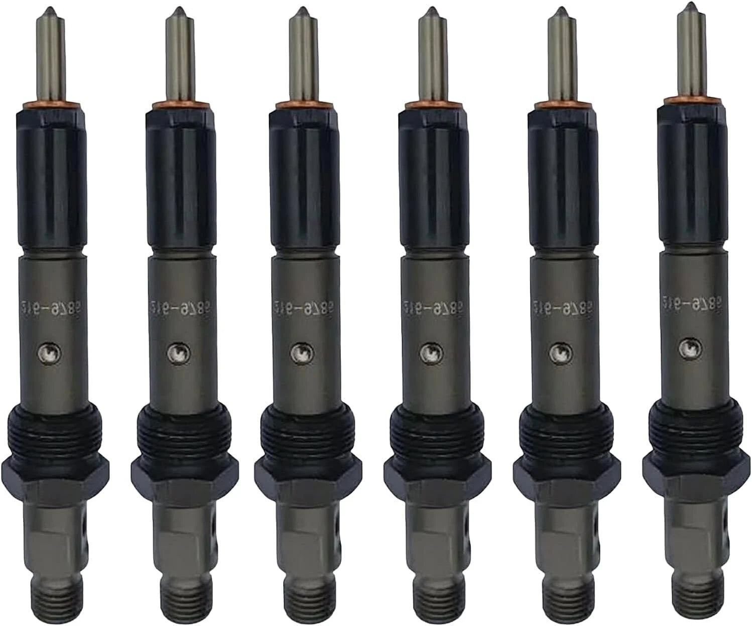 Set of 6 Fuel Injectors 216-9786 for Caterpillar 3056E