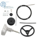 Boat Rotary Steering System for Outboard Motors (17 Feet)