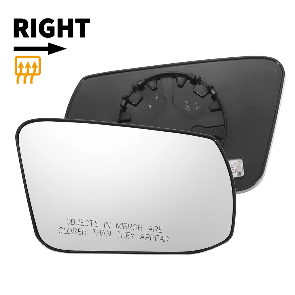 Right Side Heated White Mirror Glass for Nissan Altima Sentra (2013–2018)