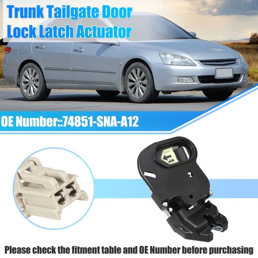 Rear Tailgate Latch Lock Actuator 74851-SNA-A12 for Honda Civic (2006–2011)