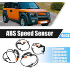 4 x ABS Speed Covers for Honda Element (2003-2011)