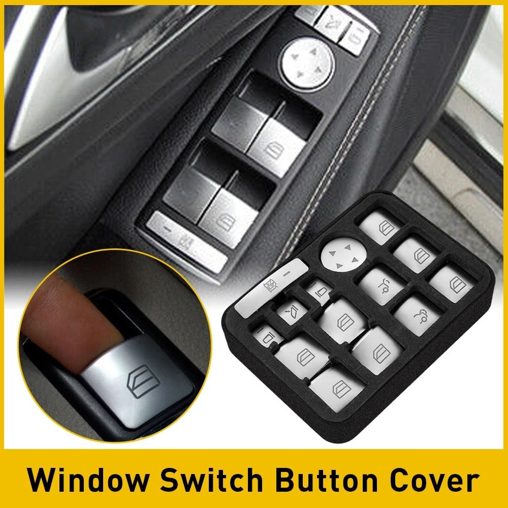 Window Lift Button Switch Cover Trim for Mercedes-Benz GLA CLA GL